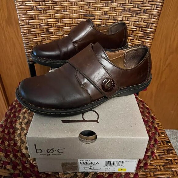 b.o.c Colleta Chocolate (Oiled F/G) Shoe - USA Size 7M / Euro Size 38 - Picture 5 of 8